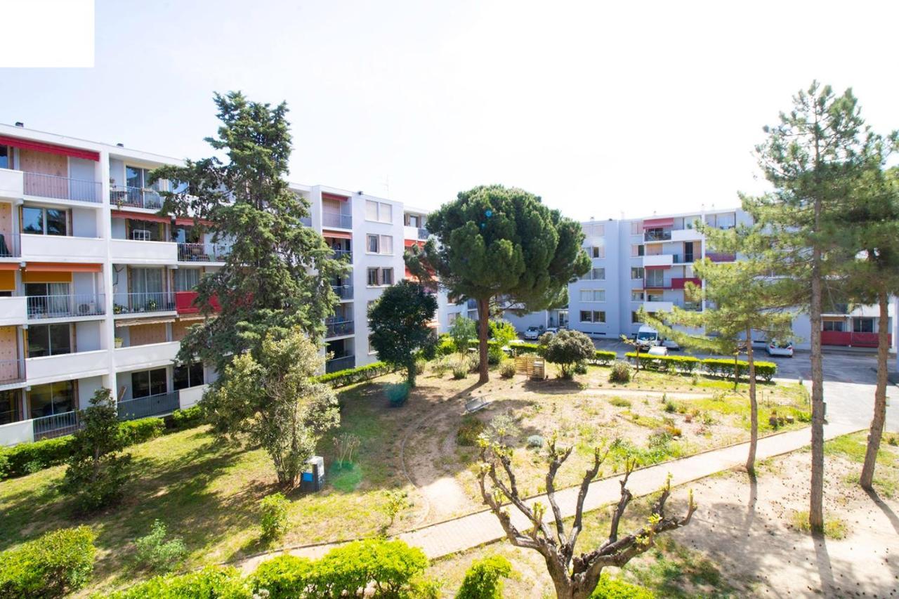 005- Appartement 6 Chambres, Tramway, Parking,Clim Montpellier Exterior photo